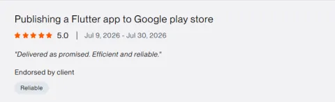 Client review: Publishing a Flutter app to Google play store