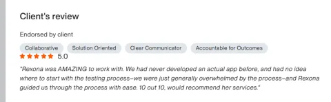 Client review: Client Review